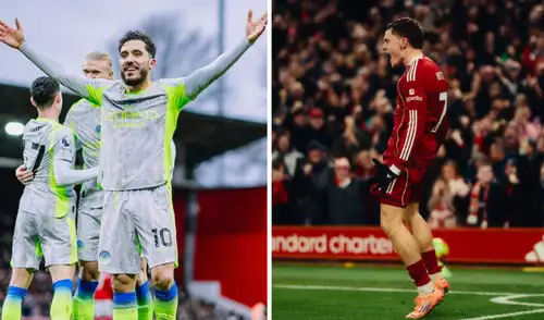 Fixture de los partidos para este 1 de enero. Foto: composición  LR/ Manchester City/Liverpool