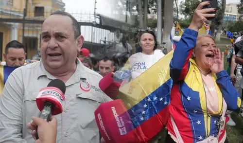 Ciudadanos venezolanos en Perú celebran la captura de Nicolás Maduro