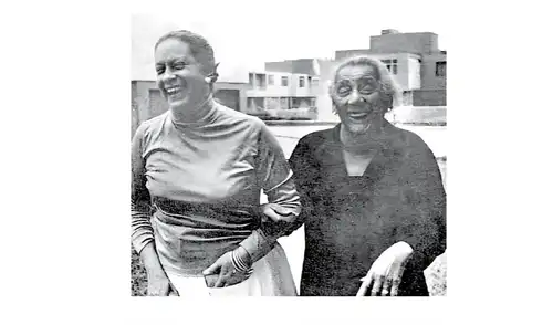 Chabuca Granda y Victoria Angulo. Imagen: Difusión.