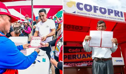 Cofopri emitió más de 43,973 títulos de propiedad