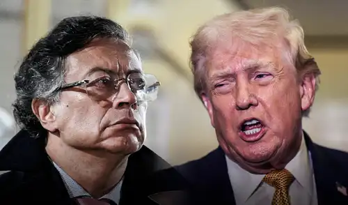 Es la tercera vez que Donald Trump amenaza a Gustavo Petro con una salida o acción contra "sus molinos de drogas" en Colombia.
