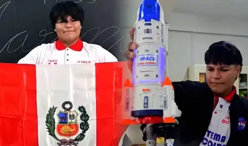 El joven peruano viajará a la NASA en febrero y todos los gastos los cubrirá el programa Huarmis Space.
