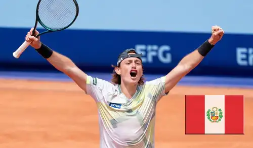 Ignacio Buse dentro de los 100 mejores tenistas del mundo. Foto: Lr/Andina Ignacio Buse dentro de los 100 mejores tenistas del mundo.