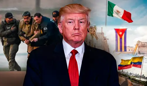 Donald Trump amenaza a Colombia, Cuba y México tras la captura de Nicolás Maduro en Venezuela.