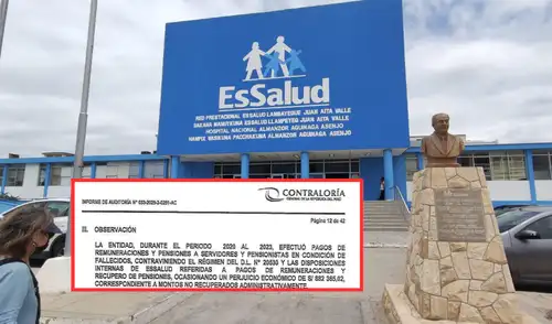 Detectan pagos indebidos en EsSalud durante los años 2020 y 2023. Foto: composición La República