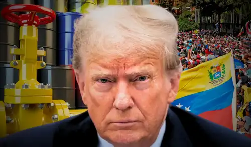 Donald Trump anuncia que Estados Unidos gobernará Venezuela y controlará la venta de petróleo venezolano.