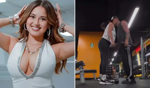 Amy Gutiérrez y su novio