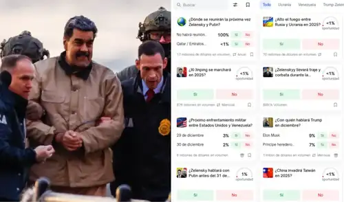 Usuario anónimo ganó US$400.000 en Polymarket tras apostar por la salida de Maduro del poder Usuario anónimo ganó US$400.000 en Polymarket tras apostar por la salida de Maduro del poder