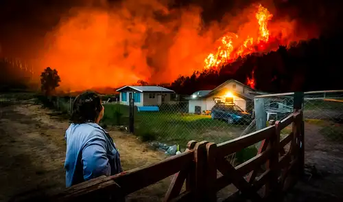 Las autoridades argentinas han registrado incendios forestales en la Patagonia. Las autoridades argentinas han registrado incendios forestales en la Patagonia.