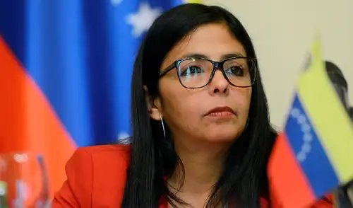 Venezuela a cargo de Delcy Rodríguez restablecerá relaciones diplomáticas con EE. UU. Foto: AFP