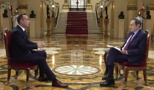 José Jerí concedió una entrevista a CNN y comentó sobre la situación en Venezuela. Foto: captura CNN José Jerí concedió una entrevista a CNN y comentó sobre la situación en Venezuela.
