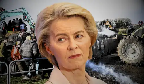 Protestas contra el acuerdo comercial Unión Europea-Mercosur por la competencia de productos sudamericanos.