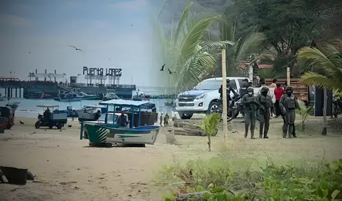 Hallan cinco cabezas humanas en Puerto López, Ecuador.