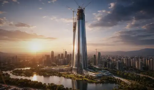 China quiso construir el rascacielos Sky City para superar al Burj Khalifa de Dubái.