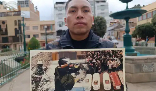 Expolicía revela que sembraron agentes terna con avellanas en protesta con Boluarte.