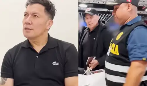 ‘El Químico’ fue capturado en aeropuerto Jorge Chávez