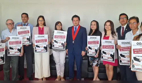 El jefe de la ODANC Piura sostuvo una reunión de trabajo con administradores judiciales para fortalecer la transparencia y promover la denuncia de actos de corrupción.