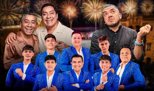 Entre las agrupaciones que animarán la celebración se encuentran La Única Tropical y Hermanos Yaipén, además de Mauricio Mesones, Diosdado Gaitán Castro y más. Foto: composición Jazmin Ceras-La República Aniversario de Lima 2026: Mauricio Mesones, Hermanos Yaipén, La Única Tropical, Grupo Río y más artistas armarán la fiesta en la Plaza de Armas