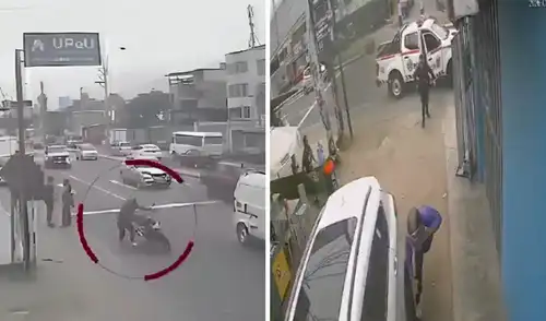 El sujeto fue detenido por los agentes policiales cuando intentaba huir a pie en el límite con Chaclacayo.