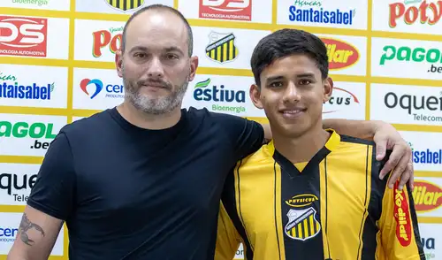 Jhilmar Lora jugará por primera vez en Brasil. Foto: Gremio Novorizontino
