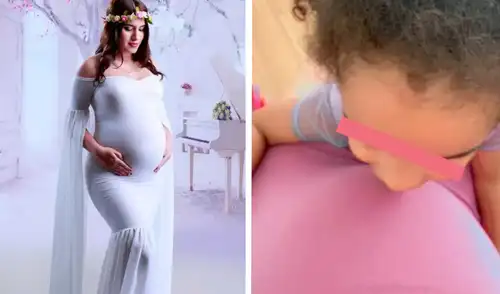 Tierna reacción de la hija mayor de Darinka Ramírez Foto: Composición LR