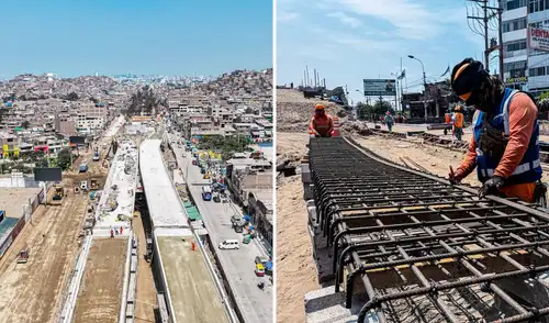 Viaducto: Juan Pablo II | construcción del segundo viaducto elevado de San Juan de Lurigancho