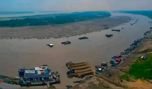 Caudal del río seguirá aumentando durante enero y febrero, según Senamhi. Foto: Cortesía