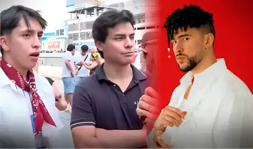 Viajaron desde Ecuador para presenciar un concierto de Bad Bunny en Lima.