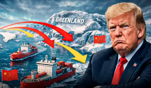 China percibe al Ártico como una oportunidad para diversificar sus rutas comerciales, lo que asusta al gobierno de EE.UU. y Donald Trump.