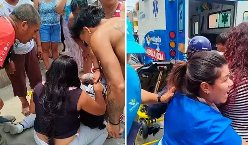 Según los vecinos de la zona, dos personas fueron heridas de bala