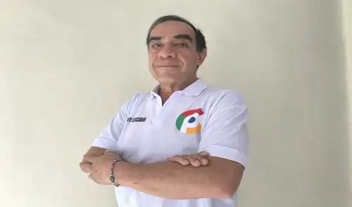 Lescano está de gira por el norte del país.