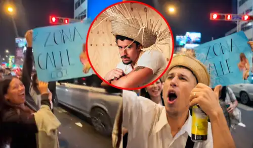 Zona calle era uno de los letreros que realizaron los fans de Bad Bunny.