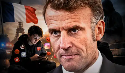 El presidente francés Emmanuel Macron quiere promulgar una ley para prohibir las redes sociales a menores de 16 años.