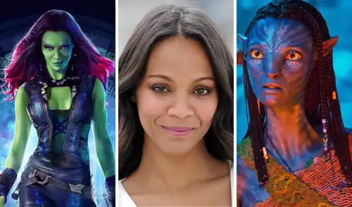 Zoe Saldaña rompió un nuevo récord histórico Foto: Composición LR