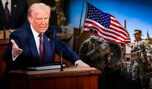 Donald Trump evitó responder si EE. UU. usará la fuerza militar para apoderarse de Groenlandia.