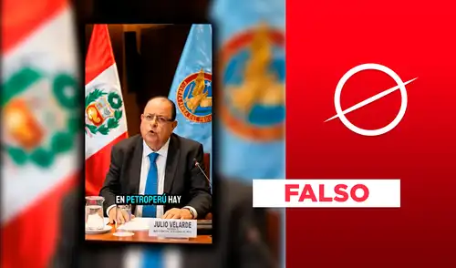 Video de Julio Velarde criticando a PetroPerú no es real: fue creado con inteligencia artificial.
