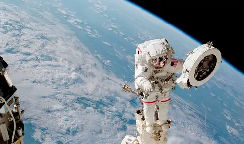 Virus que infectan bacterias a bordo de la Estación Espacial Internacional fueron traidos para estudiar su evolución. Foto: NASA