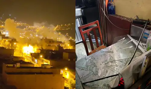 Un atentado por extorsión ocurrió en Ancón, donde un artefacto explosivo fue detonado en la pollería El Larguito, causando serios daños materiales sin heridos.