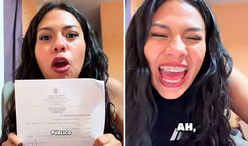 Moca mostró su sorpresa al ser citada por el Ministerio Público por un video de TikTok.