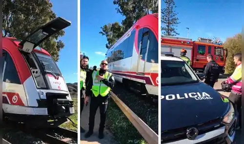 España registra tercer accidente ferroviario tras el choque de un tren con una grúa: se reportó 4 heridos