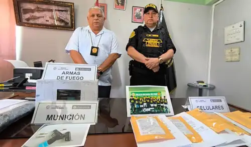 Mandos policiales mostraron resultados de la intervención. Foto: Almendra Ruesta - La República. Mandos policiales mostraron resultados de la intervención. Foto: Almendra Ruesta - La República.