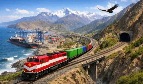 La conexión directa con el Megapuerto de Chancay buscará dar un flujo constante de carga sin trasbordos y potenciando el comercio exterior. Megapuerto