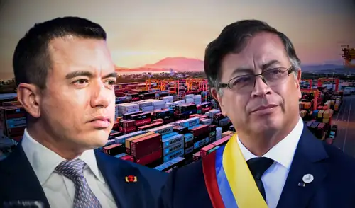 Tanto Daniel Noboa como Gustavo Petro se impusieron mutuamente aranceles del 30%.