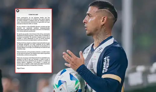 Miguel Trauco se pronunció tras denuncia por abuso sexual. Foto: composición LR/X Miguel Trauco se pronunció tras denuncia por abuso sexual