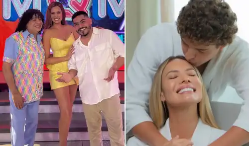 Laura Huarcayo y su hijo Valentino