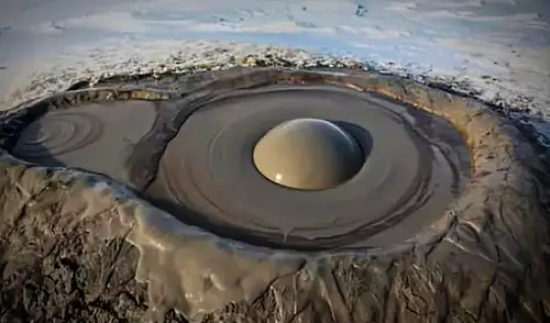 El acceso a la zona de este volcán en un país de América Latina depende directamente de la situación meteorológica y del estado de la carretera hacia el yacimiento.