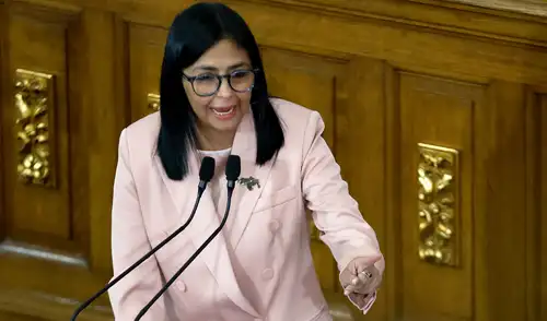 Delcy Rodríguez dijo que excarceló a 626 de presos políticos de Venezuela.