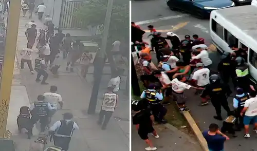 Cuatro miembros de serenazgo resultaron heridos luego de ser atacados con piedras.