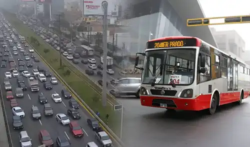 El corredor rojo es el transporte público que mantiene su ruta en la avenida Javier Prado.