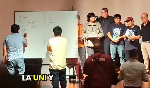 Ambos estudiantes llegaron a la final y protagonizaron un duelo intenso de cálculo matemático.